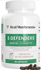 Real Mushrooms 5 Defenders Capsules