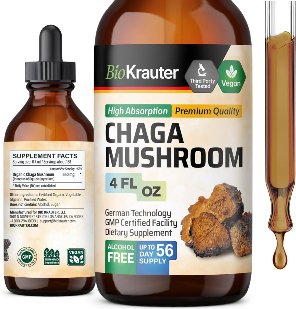 MAUWE HERBS Chaga Mushrooms Supplement