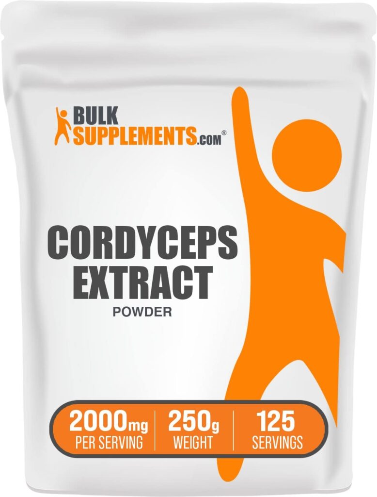 BULKSUPPLEMENTS.COM Cordyceps Mushroom Extract Powder - Cordyceps Powder