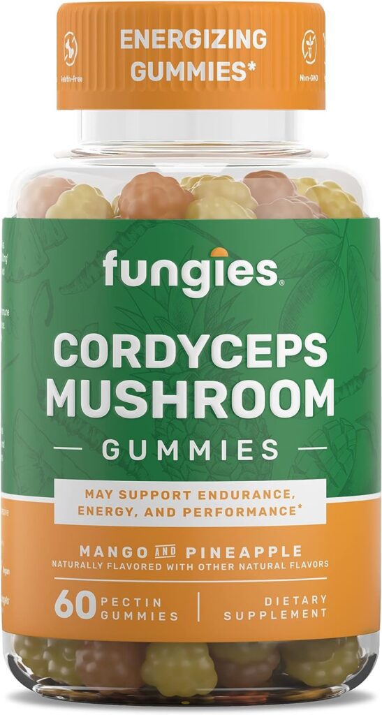 Fungies Cordyceps Mushroom Supplement Gummies