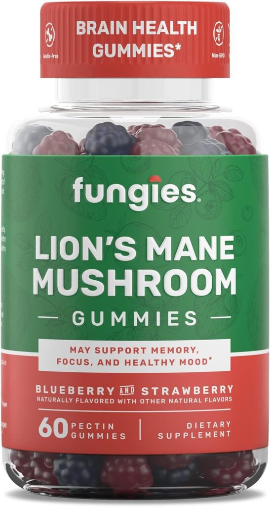 Fungies Lion's Mane Daily Mushroom Supplement Gummies