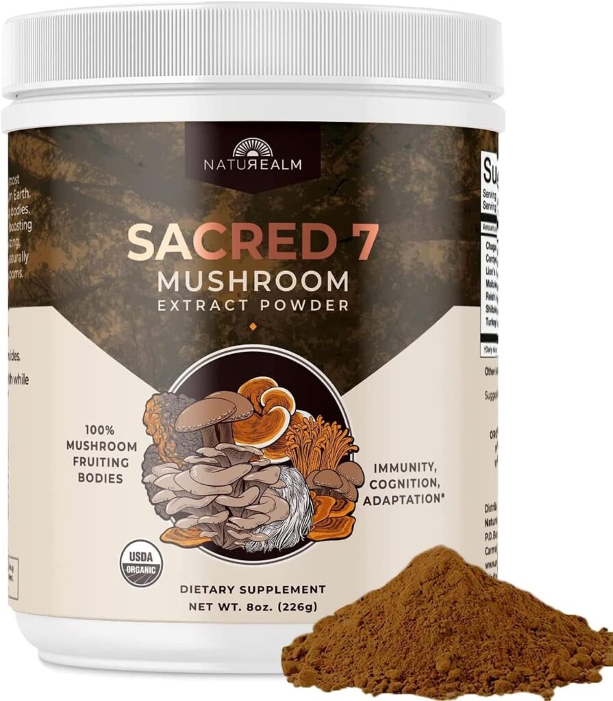 Naturealm - Sacred 7 Mushroom Extract Powder 