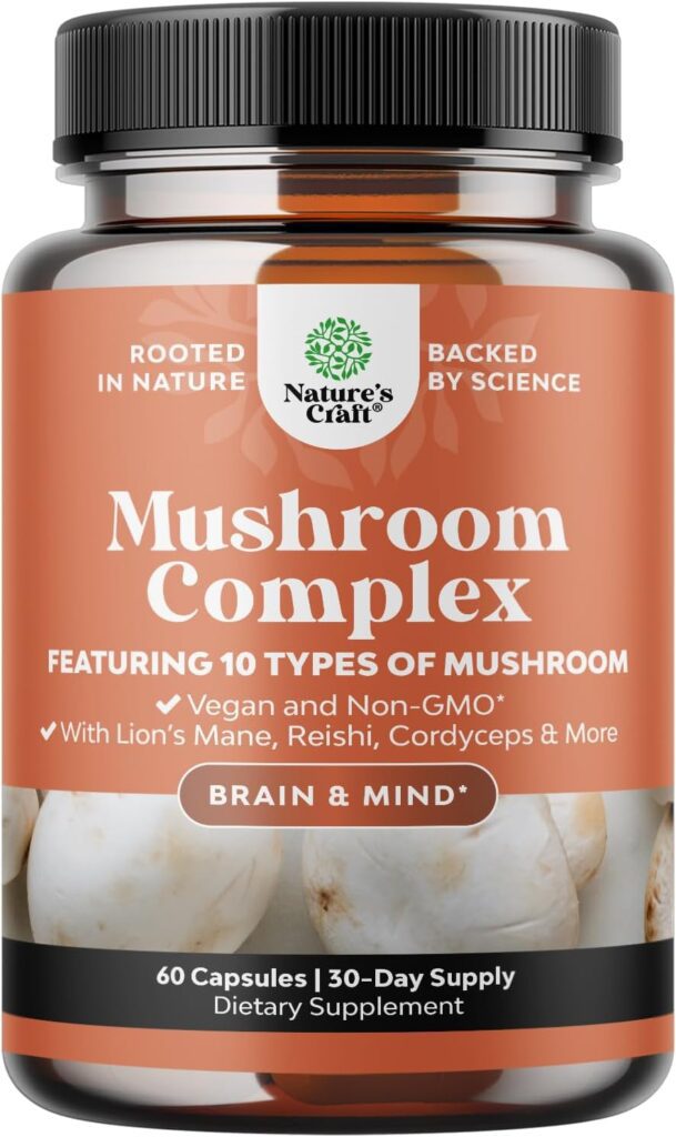Nootropic Brain Focus Mushroom Supplement