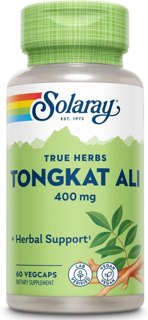 SOLARAY Tongkat Ali 400 mg, Longjack Tongkat Ali Supplement for Men