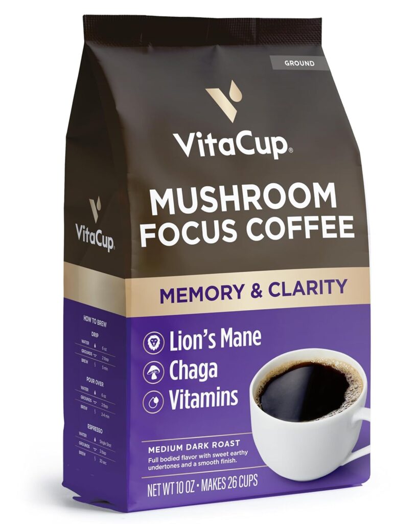 VitaCup Focus Mushroom Coffee Grounds