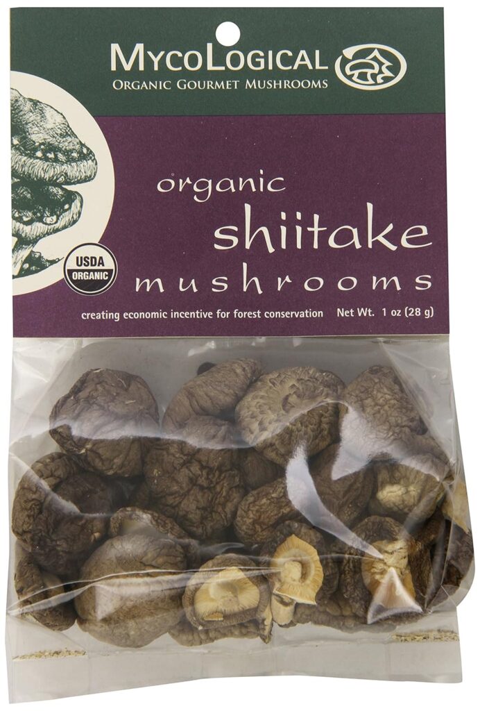 Mycological Dried Organic Shiitake Mushrooms