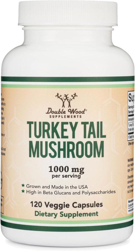 Turkey Tail Mushroom Supplement (120 Capsules