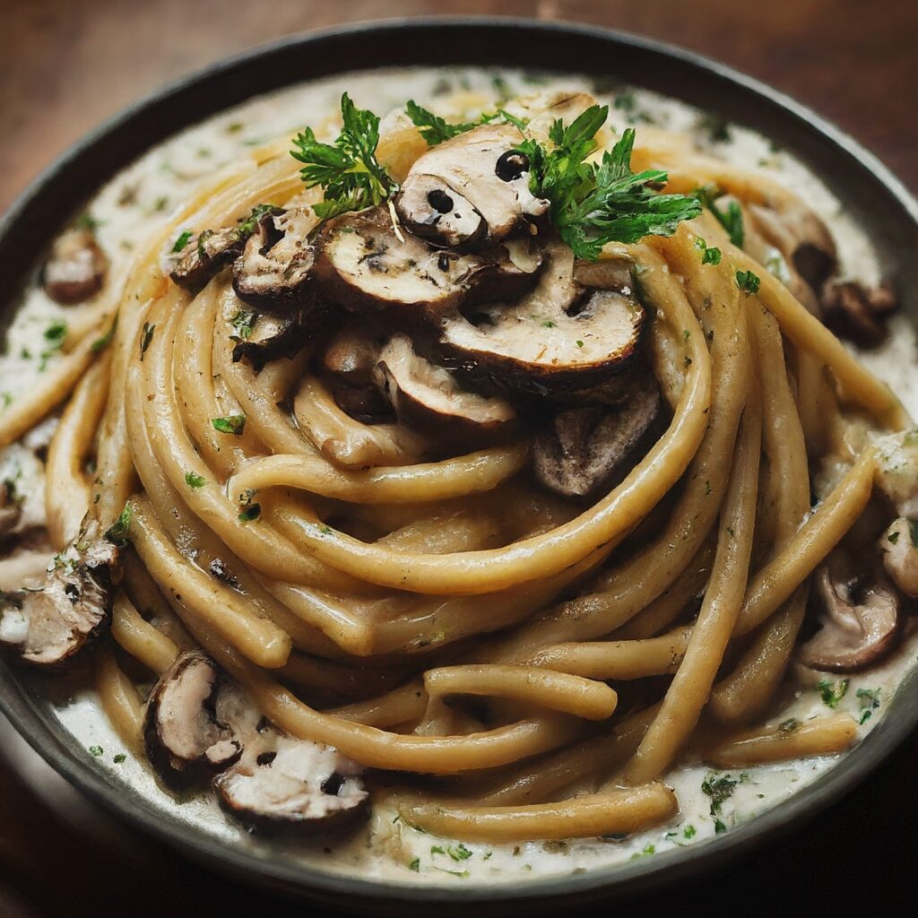 Creamy Mushroom Pasta Recipe