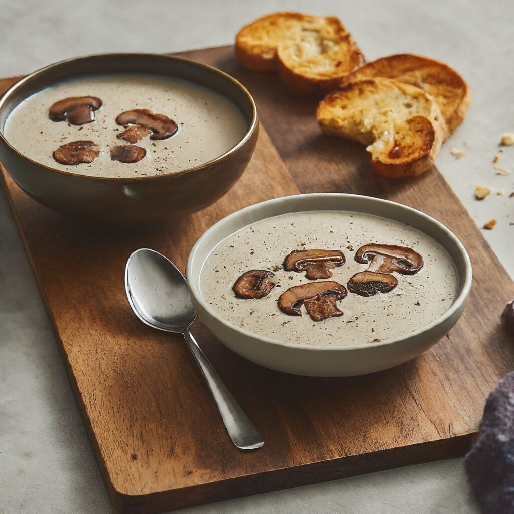 creamy mushrooms soup recipes