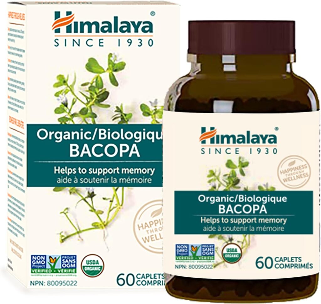 Himalaya Organic Bacopa Monnieri Nootropic Herbal Supplement