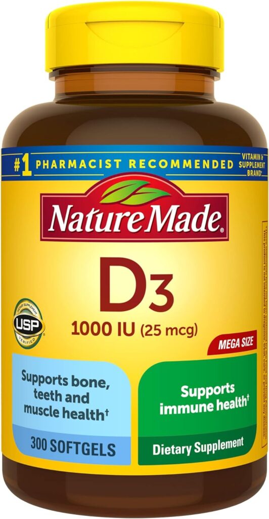 Nature Made Vitamin D3 1000 IU (25 mcg)